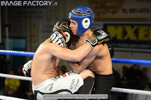 2013-11-16 Vigevano - Born to Fight 3808 Davide Frau-Marouan El Soussi - K1